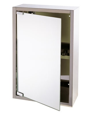 Differnz Look Spiegelkast | Zilver | H51x B36 x D18 cm