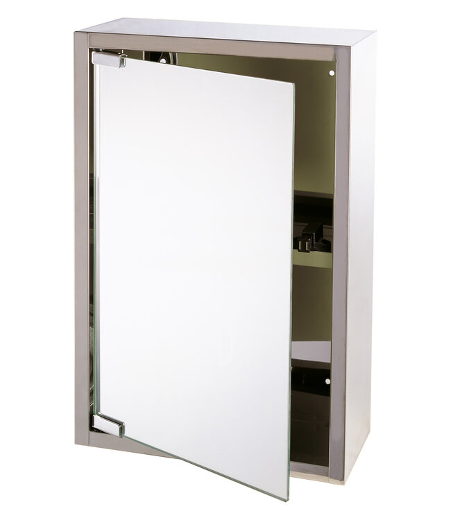 Differnz Look Spiegelkast | Zilver | H51x B36 x D18 cm