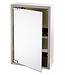 Differnz Look Spiegelkast | Zilver | H51x B36 x D18 cm