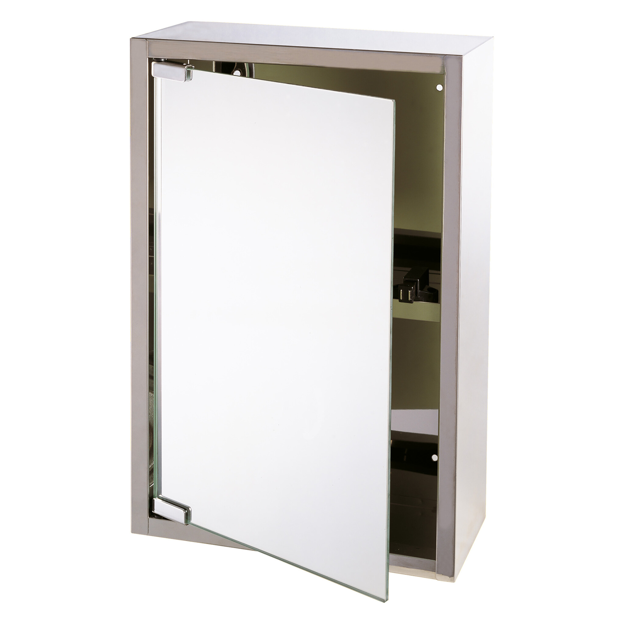 Differnz Look Spiegelkast | Zilver | H51x B36 x D18 cm
