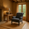 Fauteuil Bo Met Capiton | H95xB72xD77 cm