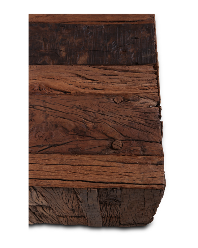 Rene Houtman Salontafel Oud Teak Hout Forino 100x100 Cm