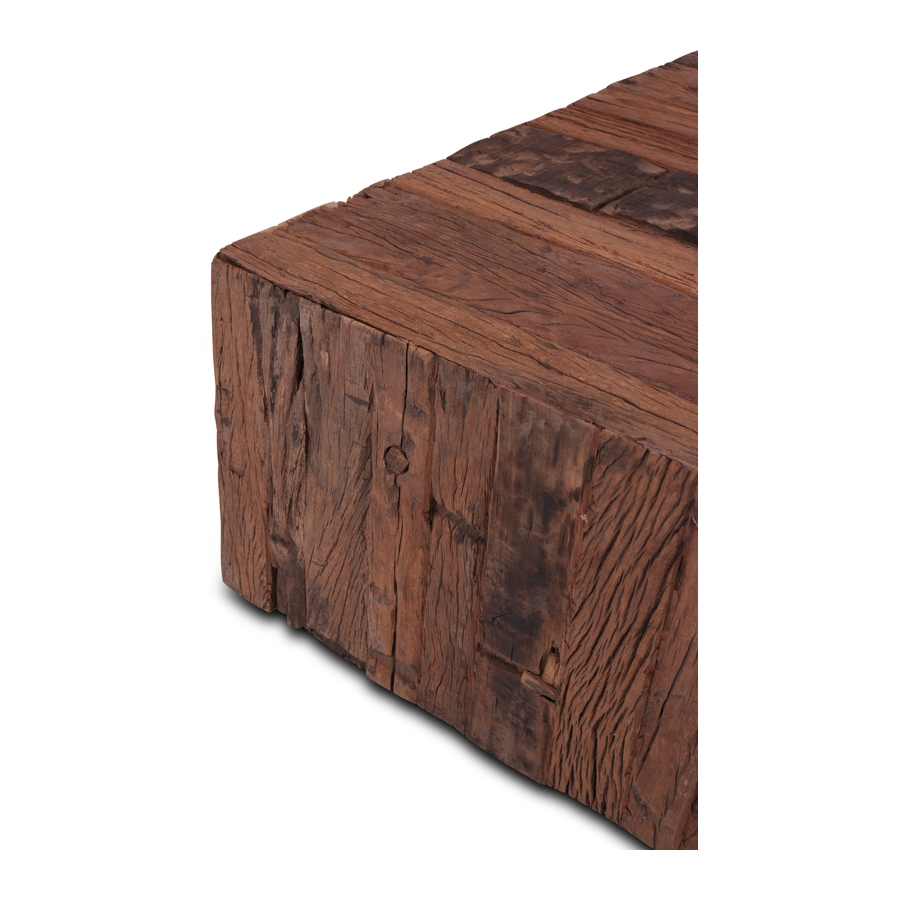Rene Houtman Salontafel Oud Teak Hout Forino 100x100 Cm