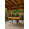Onderstel Tafel Ijzer Bruin  77x46x73 Cm