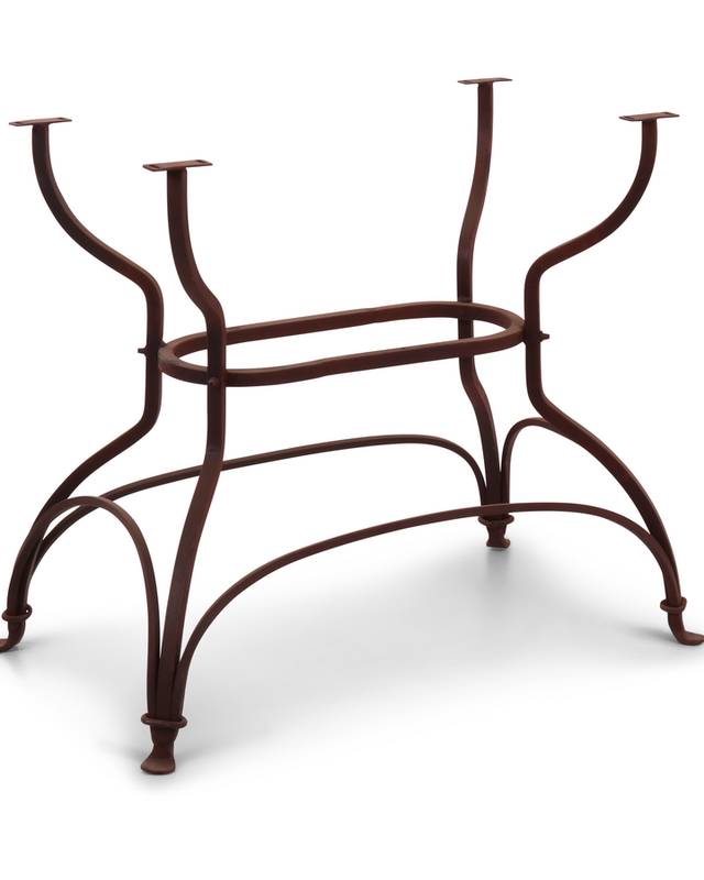 Rene Houtman Onderstel Tafel Ijzer Bruin 77x46x73 Cm