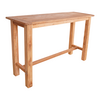 Bartafel Teakhout Onbehandeld Naturel B180xD60xH110