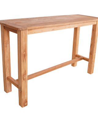 Rene Houtman Bartafel Teakhout Onbehandeld Naturel B180xD60xH110