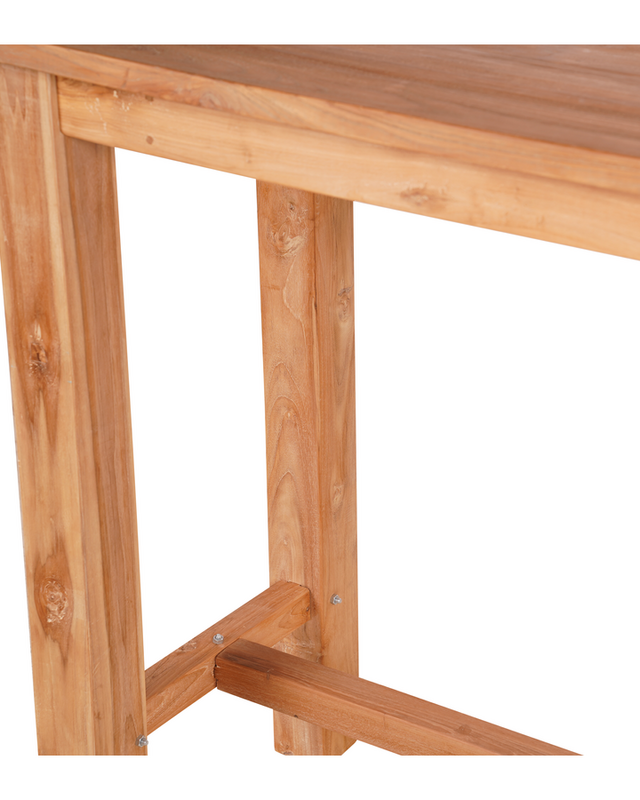 Rene Houtman Bartafel Teakhout Onbehandeld Naturel B180xD60xH110