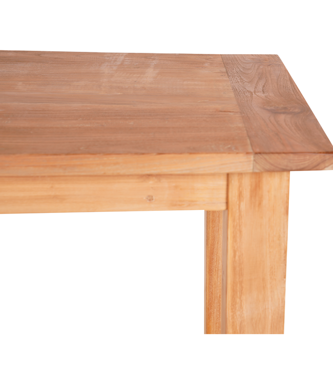 Rene Houtman Bartafel Teakhout Onbehandeld Naturel B180xD60xH110