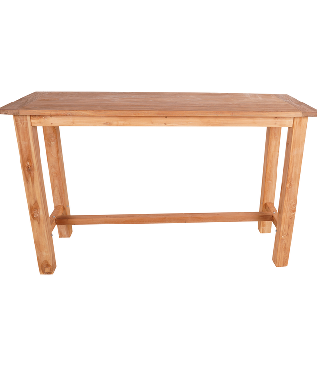 Rene Houtman Bartafel Teakhout Onbehandeld Naturel B180xD60xH110