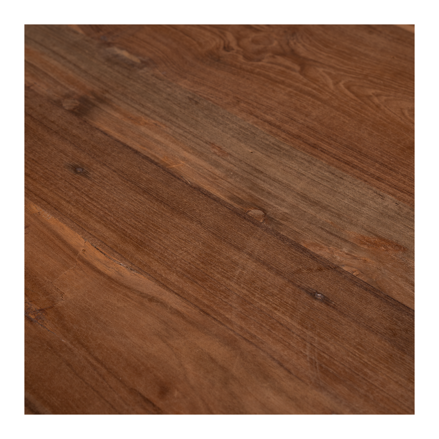 Rene Houtman Bartafel Rond 80 cm x H107 Cm Ijzer Teakhout