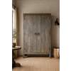 Opbergkast Dicht 2-Deurs H190xB120xD45 Cm - Grijs