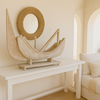 Houten Decoratie Boot | H97,5 x B113 x D27 cm