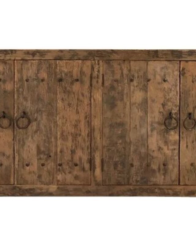 Rene Houtman Tv-meubel Rough 180x90x45 Cm Naturel 4 deurs
