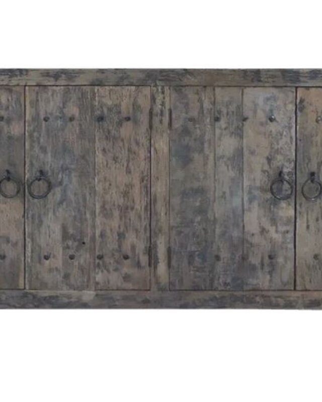 Rene Houtman Tv-meubel Rough 180x90x45 Cm Grijs 4 deurs