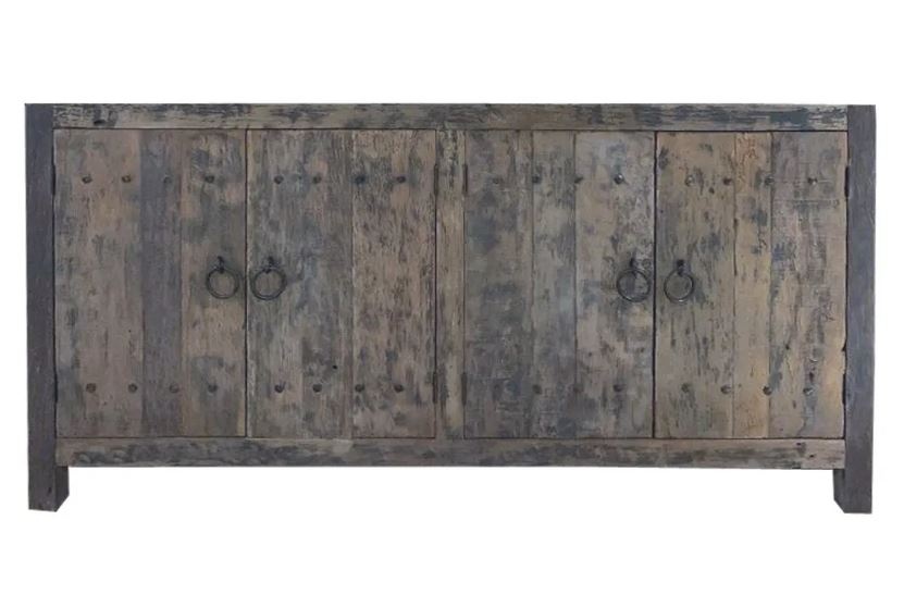 Rene Houtman Tv-meubel Rough 180x90x45 Cm Grijs 4 deurs
