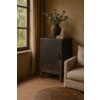 Commode Oud Hout Old Black H90xB60xD40 Cm