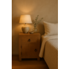 Nachtkastje Naturel 1-Deurs 1-Lade H65xB45xD40 Cm