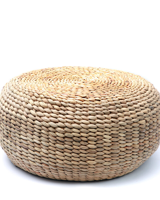 Bazar Bizar De Hyacinth Poef | Naturel | H30 x D60 cm