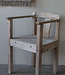 Rene Houtman Unieke Stoel | Oud Hout | H77,5 x B55 x D44 cm
