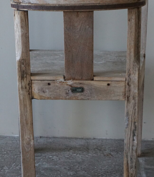 Rene Houtman Unieke Stoel | Oud Hout | H77,5 x B55 x D44 cm