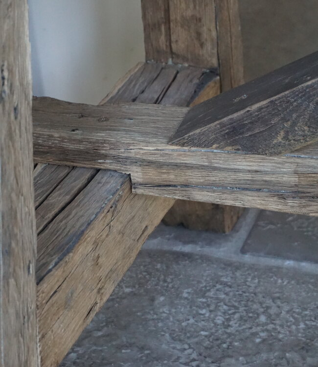 Rene Houtman Oud Eikenhouten Tafel | L270 | Tweedekansje!