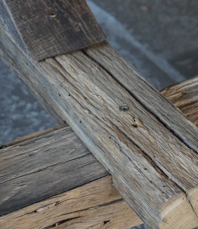 Rene Houtman Oud Eikenhouten Tafel | L270 | Tweedekansje!