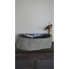 Grote Stenen Waskom + Spoelgat | H15 x B47 x D35 cm