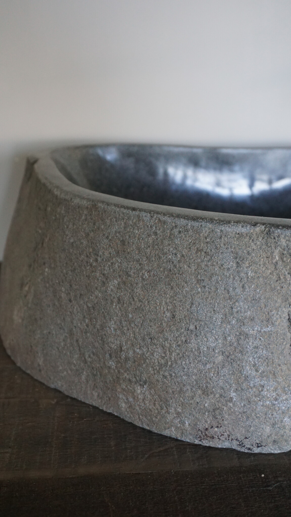 Rene Houtman Grote Stenen Waskom + Spoelgat | H15 x B47 x D35 cm