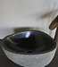 Rene Houtman Kleine Stenen Waskom + Spoelgat | H13 x B30 x D20 cm