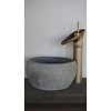 Kleine Stenen Waskom + Spoelgat | H13 x B24 x D22 cm