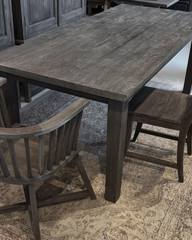Luksa Home Collection Houten Eettafel Tessel | Antique Grey | Kies Maat