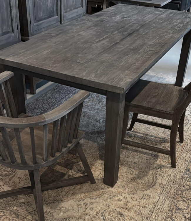 Luksa Home Collection Houten Eettafel Tessel | Antique Grey | Kies Maat