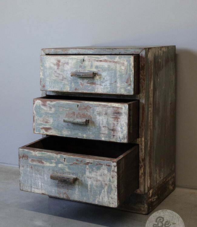 Be-Uniq Uniek Oud Ladekastje | India | H66xB46xD36 cm