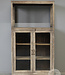 Be-Uniq Oude Vitrinekastje | Rustiek Verweerd | H152xB83xD38 cm