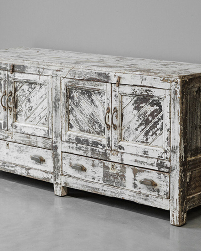 Be-Uniq Origineel Oud Dressoir | India | H65xB138xD45 cm