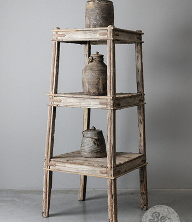 Be-Uniq Origineel Oude Presentatie Zuil | India | H161xB66xD66 cm