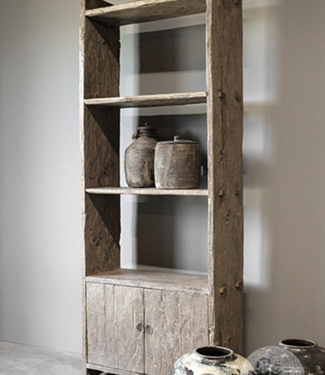 Be-Uniq Boekenkast Oud Hout | China | H220xB85xD34 cm