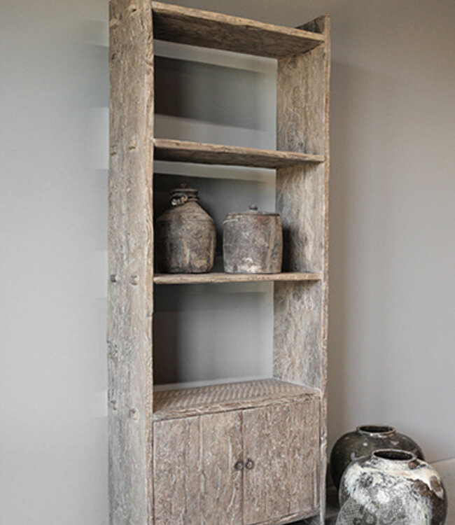 Be-Uniq Boekenkast Oud Hout | China | H220xB85xD34 cm