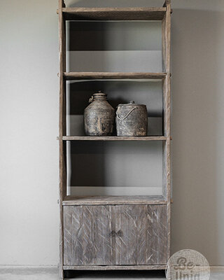 Be-Uniq Oud Houten Boekenkast | China | H220xB85xD34 cm
