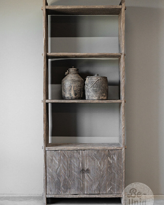 Be-Uniq Oud Houten Boekenkast | China | H220xB85xD34 cm