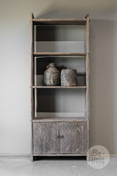 Be-Uniq Oud Houten Boekenkast | China | H220xB85xD34 cm