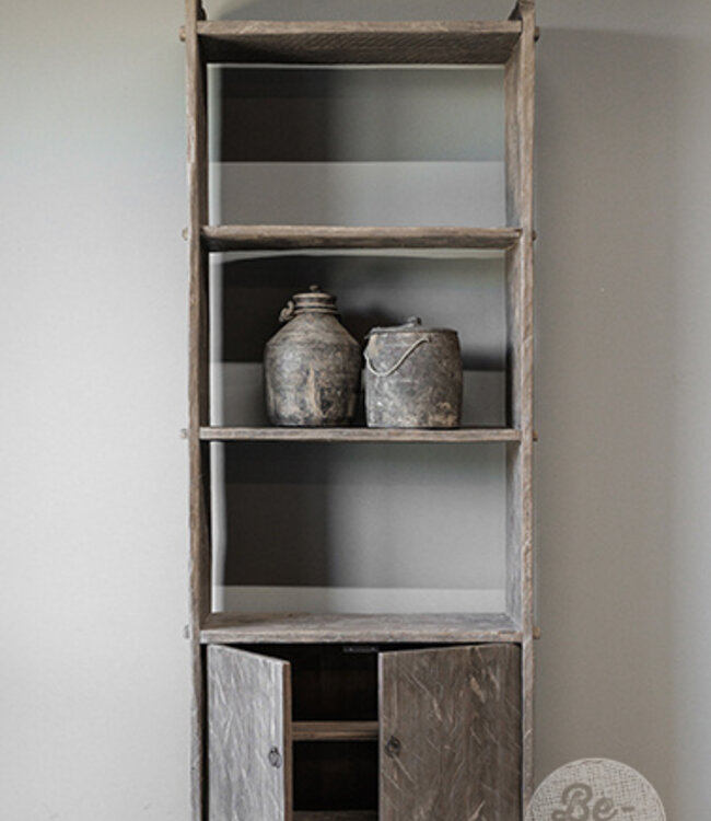 Be-Uniq Oud Houten Boekenkast | China | H220xB85xD34 cm