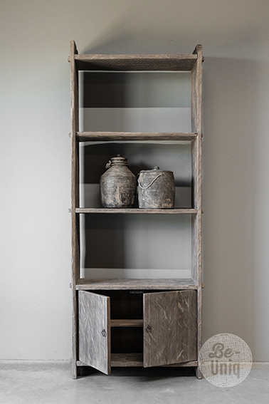 Be-Uniq Oud Houten Boekenkast | China | H220xB85xD34 cm