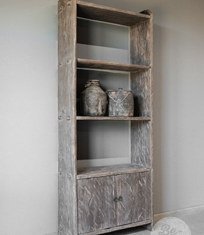 Be-Uniq Oud Houten Boekenkast | China | H220xB85xD34 cm