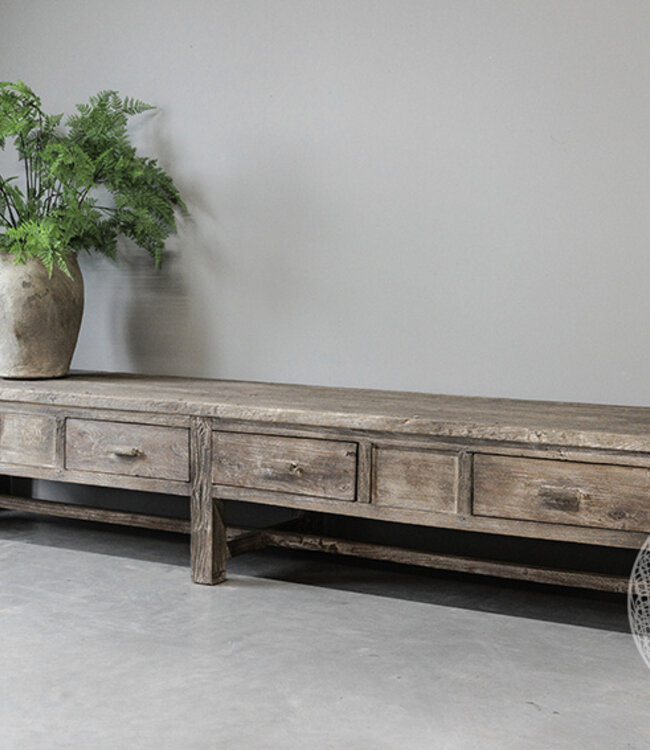 Be-Uniq Wandmeubel | Rustiek Verweerd | H50xB274xD61 cm