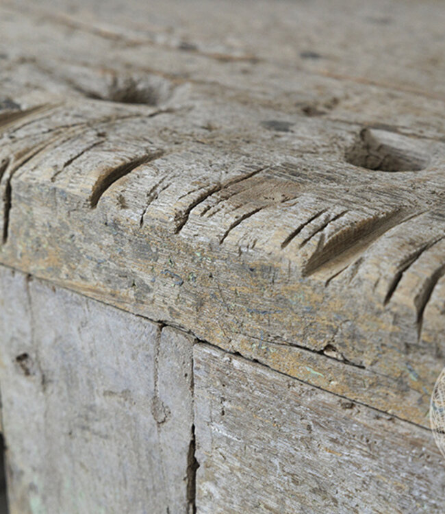 Be-Uniq Oude Lage Workmate Tafel | India | H50xB183xD40 cm