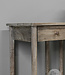 Be-Uniq Bijzettafel Oud Teak | Rustiek Verweerd | H76xB41xD35 cm