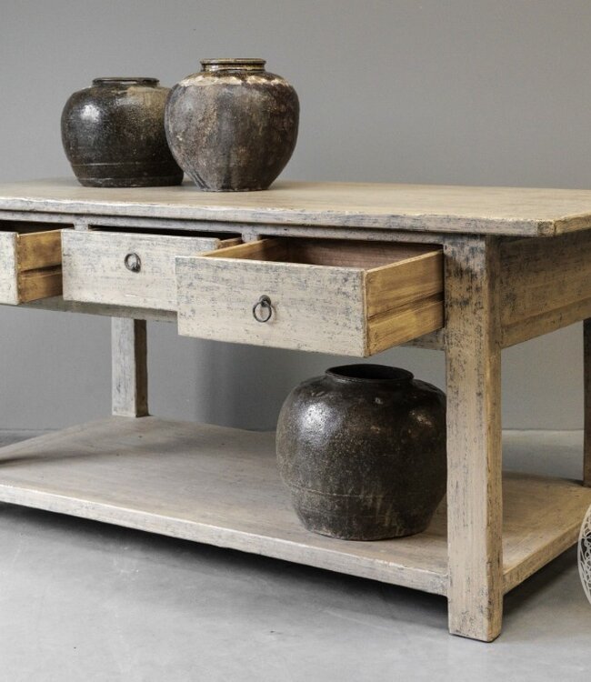 Be-Uniq Origineel Oude Werktafel | China | H92xB198xD89 cm