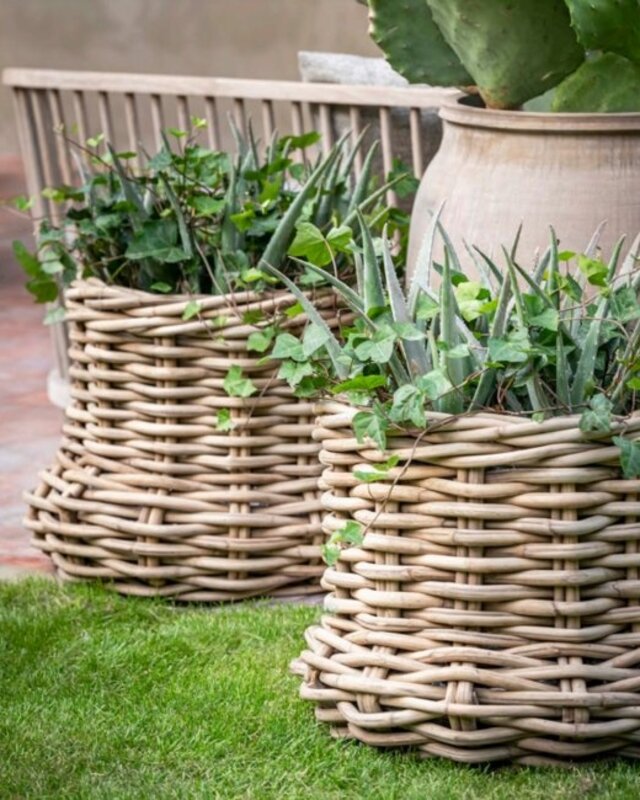 Gommaire Plantenbak Nell | Rattan | 2 Maten